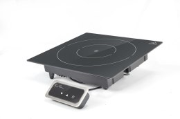 Grzałka indukcyjna do wbudowania 1000 W, Fine Dine, czarny, 230V/1000W, 350x397x(H)85mm