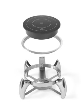 Grzałka indukcyjna do wbudowania 800 W, Fine Dine, czarny, 230V/800W, ⌀245x(H)80mm
