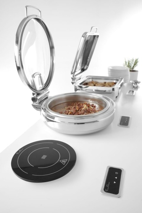 Grzałka indukcyjna do wbudowania 800 W, Fine Dine, czarny, 230V/800W, ⌀245x(H)80mm