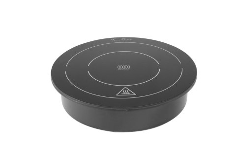 Grzałka indukcyjna do wbudowania 800 W, Fine Dine, czarny, 230V/800W, ⌀245x(H)80mm