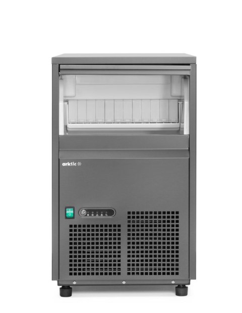 Kostkarka do lodu, Arktic, czarny, 230V/385W, 380x520x(H)637mm