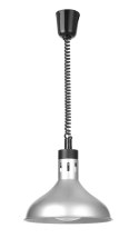 Lampa do podgrzewania potraw wisząca, w kształcie dzwonu, HENDI, srebrny, 230V/250W, ⌀295x(H)207mm