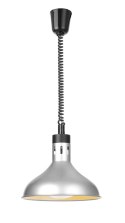 Lampa do podgrzewania potraw wisząca, w kształcie dzwonu, HENDI, srebrny, 230V/250W, ⌀295x(H)207mm