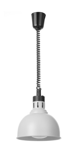 Lampa do podgrzewania potraw wisząca, w kształcie kopuły, HENDI, biały, 230V/250W, ⌀250x(H)207mm