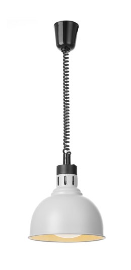 Lampa do podgrzewania potraw wisząca, w kształcie kopuły, HENDI, biały, 230V/250W, ⌀250x(H)207mm