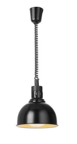 Lampa do podgrzewania potraw wisząca, w kształcie kopuły, HENDI, czarny, 230V/250W, ⌀250x(H)207mm