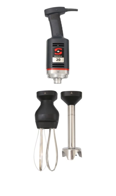 Mikser ręczny z ramieniem miksującym i wymiennym ramieniem ubijającym MB-21, Sammic, 230V/300W, ⌀82x514mm