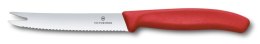 Nóż do sera i kiełbasy, Victorinox, czerwony, (L)219mm