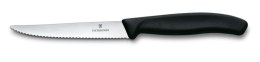 Nóż do steków i pizzy, Victorinox, czarny, (L)222mm