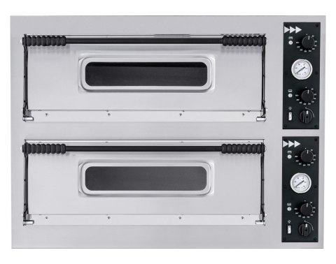 Piec do pizzy Basic XL 66, HENDI, 2 komory, 400V/18000W, 1365x955x(H)745mm