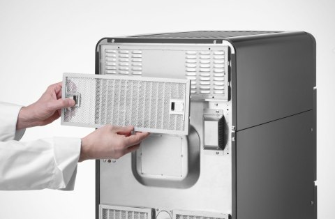 Piec konwekcyjno-mikrofalowy CombiTurbo , HENDI, 18L, czarny, 230V/3000W, 402x735x(H)608mm