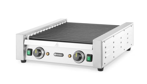 Podgrzewacz rolkowy do parówek dwustrefowy, HENDI, 14 rolek, 230V/1480W, 520x650x(H)176mm