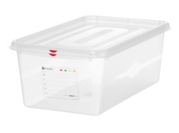 Pojemnik GN 1/1 z polipropylenu, HENDI, GN 1/1, 28L, transparentny, 530x325x(H)200mm, Prostokątny