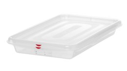 Pojemnik GN 1/1 z polipropylenu, HENDI, GN 1/1, 8L, transparentny, 530x325x(H)65mm, Prostokątny