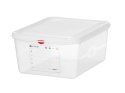 Pojemnik GN 1/2 z polipropylenu, HENDI, GN 1/2, 10L, transparentny, 325x265x(H)150mm, Prostokątny