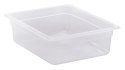 Pojemnik GN 1/2 z przezroczystego polipropylenu, Cambro, GN 1/2, 5,9L, transparentny, 325x260x(H)100mm