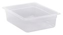 Pojemnik GN 1/2 z przezroczystego polipropylenu, Cambro, GN 1/2, transparentny, 325x260x(H)65mm 5,9 l
