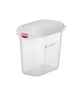 Pojemnik GN 1/9 z polipropylenu, HENDI, GN 1/9, 1,5L, transparentny, 176x108x(H)150mm, Prostokątny