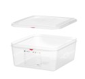 Pojemnik GN 2/3 z polipropylenu, HENDI, GN 2/3, 13,5L, transparentny, 354x325x(H)150mm, Prostokątny