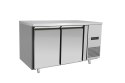 Stół chłodniczy 2-drzwiowy z agregatem bocznym, Arktic, Profi Line, Bez tylnego rantu, 215L, 230V/250W, 700x1350x(H)839mm