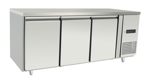 Stół mroźniczy 3-drzwiowy 420 l, Arktic, Profi Line, GN 1/1, 334L, 230V/600W, 1796x700x(H)879mm