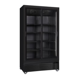Szafa chłodnicza przeszklona Resto Quality DC1000BSLD | drzwi przesuwne | 1130x724x2023 mm | czarny | 933 l Resto Quality