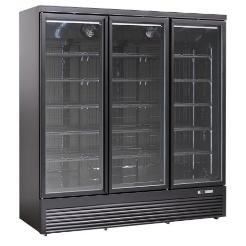 Szafa chłodnicza przeszklona Resto Quality DC1664BB | 1880x710x2003 mm | czarny | 1664 l Resto Quality