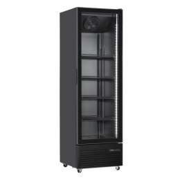 Szafa chłodnicza przeszklona Resto Quality DC426BGD | 608x595x2023 mm | czarny | 361 l Resto Quality
