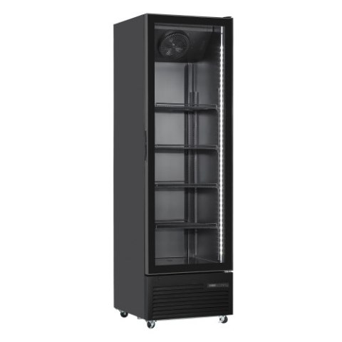 Szafa chłodnicza przeszklona Resto Quality DC426BGD | 608x595x2023 mm | czarny | 361 l Resto Quality