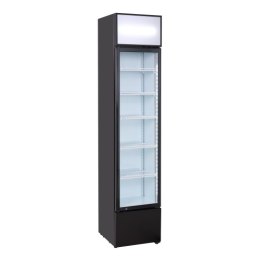 Szafa chłodnicza przeszklona Resto Quality DCC217BWD | 390x479x1880 mm | czarny (wnętrze białe) | 160 l Resto Quality