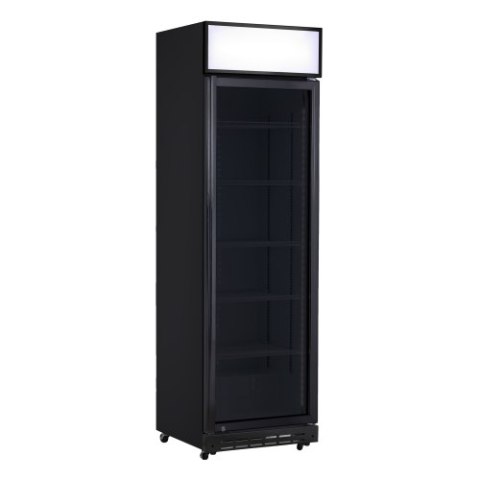 Szafa chłodnicza przeszklona Resto Quality DCC420BD | 577x580x1980 mm | czarny | 386 l Resto Quality