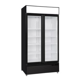 Szafa chłodnicza przeszklona Resto Quality DCC802BWD | 1000x695x2023 mm | czarny (wnętrze białe) | 776 l Resto Quality