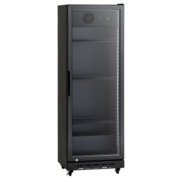 Szafa chłodnicza przeszklona Resto Quality SD181BE | 538x475x1575 mm | czarny | 214 l Resto Quality