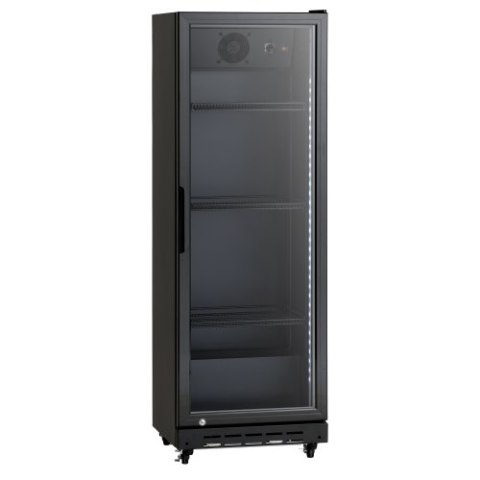 Szafa chłodnicza przeszklona Resto Quality SD181BE | 538x475x1575 mm | czarny | 214 l Resto Quality