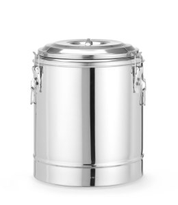Termos do transportu żywności, HENDI, Kitchen Line, 23L, srebrny, ⌀350x(H)440mm