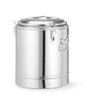 Termos do transportu żywności, HENDI, Kitchen Line, 23L, srebrny, ⌀350x(H)440mm