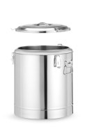 Termos do transportu żywności, HENDI, Kitchen Line, 36L, srebrny, ⌀400x(H)500mm