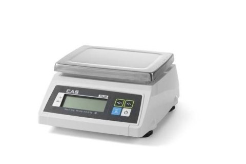 Waga wodoodporna z legalizacją, CAS, 30 kg, 278x317x(H)141mm