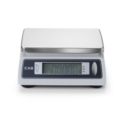 Waga z legalizacją, wodoodporna, CAS, 3 kg, 299x256x(H)117mm