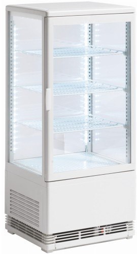 Witryna chłodnicza | cukiernicza | wolnostojąca | 78 l | LED | biała | RT-79W Resto Quality