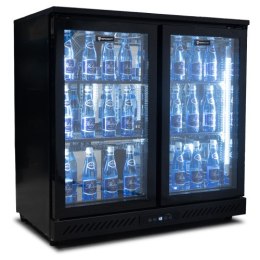 Barowa szafa chłodnicza | chłodziarka podblatowa RQ-210SC | 183 l | 2-drzwiowa | drzwi przesuwne | 900x540x840 mm Resto Quality