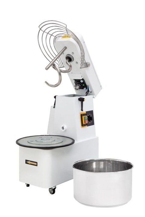 Miesiarka spiralna z wyjmowaną dzieżą o 2 prędkościach, 32 l, Prismafood, 88 kg/h, 32L, 400V/1700W, 435x740x(H)820mm