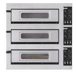 Piec do pizzy 3-stopniowy Basic 3/50 Glass and Light, Prismafood, 400V/1200W, 915x690x(H)900mm