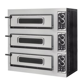Piec do pizzy 3-stopniowy Basic 3/50 Glass and Light, Prismafood, 400V/1200W, 915x690x(H)900mm