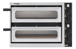 Piec do pizzy Basic 2/40 Vetro, Prismafood, 230V/2400W, 615x500x(H)430mm