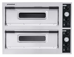 Piec do pizzy Basic Slim, Prismafood, 2 komory, 400V/12000W, 1305x600x(H)745mm
