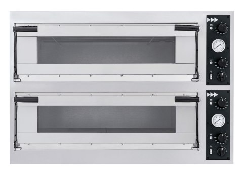 Piec do pizzy Trays 44 Glass, Prismafood, 400V/13800W, 1100x1080x(H)745mm
