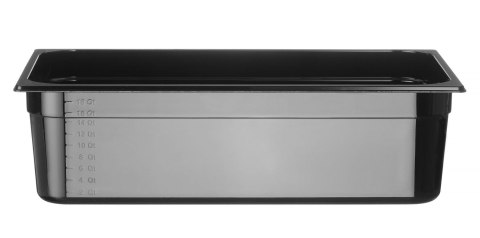Pojemnik GN 1/1 COOL, HENDI, COOL, GN 1/1, 20L, czarny, 530x325x(H)150mm