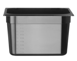 Pojemnik GN 1/2 COOL, HENDI, COOL, GN 1/2, 11,9L, czarny, 325x265x(H)200mm