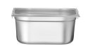 Pojemnik GN 1/2 z chowanymi uchwytami, HENDI, Profi Line PLUS, GN 1/2, 9,5L, srebrny, 325x265x(H)150mm